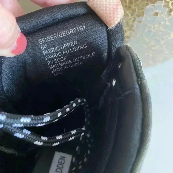 Steve Madden Geiger Lace-Up Combat Boot Size 6 - Picture 7 of 12